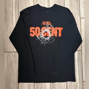 50 Cent Get Rich Or Die Trying Album Logo Long Sleeve Tee